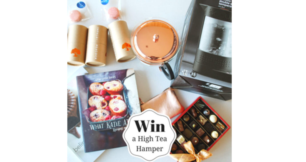 Win a fabulous high tea hamper with our new shiny rosegold petite purse