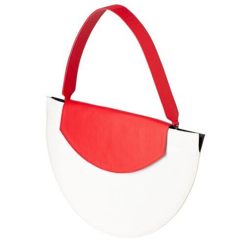 White Red Clutch Bag